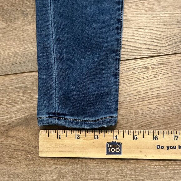 Women's American Eagle Jeans SZ 4 Hi-Rise Jegging Stretch Distressed Denim - Picture 6 of 13